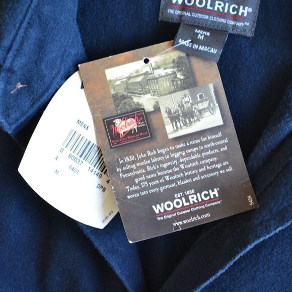 NWT Woolrich Flannel Button Down Shirt Size M - Picture 4 of 6